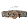 thumbnail image 5 of Kripyery Round Buckle Braided Waist Belt Women Adjustable Bohemia Dress Belt Clothes Ornament, 5 of 8