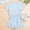 Blue, variant on Girl Outfits Solid Color Short Sleeve Crew Neck Top With Elastic Waist Shorts 2 Pcs Girls' Clothing Sets Sky Blue Size 4-5 Y