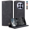 thumbnail image 3 of Funda FOXDOCK cartera de cuero retro para FOXDOCK Redmi Note 15 Pro 4G – Resistente a golpes, ranuras para tarjetas – negra, 3 of 5