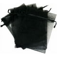 thumbnail image 5 of Magik 50~100 Sheer Coralline Organza Favor Gift Bags Jewelry Pouches Wedding Party, 5 of 8