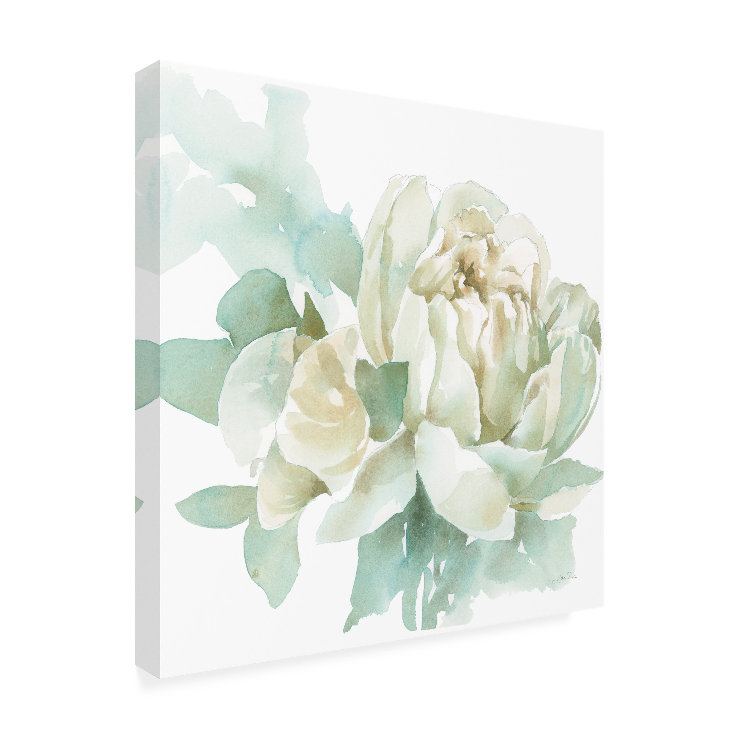 Katrina Pete 'Poetic Blooming I' Canvas Art