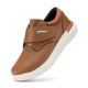 thumbnail image 1 of FitVille-zapatos de cuero para diabéticos para hombre, calzado extraancho, antideslizante, ligero, para dedos ortopédicos, pies hinchados, 1 of 5