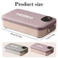 thumbnail image 4 of olkpmnmk Heated Lunch Box for Adult, Self-Heating Food Warmer, Rechargeable Cordless Lunch Box with Timer Temperature Display and Leakproof Lid for Office Work Travel Camping Outdoor Daily Meal Prep, 4 of 8