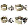 thumbnail image 4 of Bewildely Anillo de espuma circular de acero inoxidable retráctil, juego de herramientas para hornear pasteles, forma de tamaño ajustable, Herramientas y accesorios para hornear tipo de flor, 4 of 6