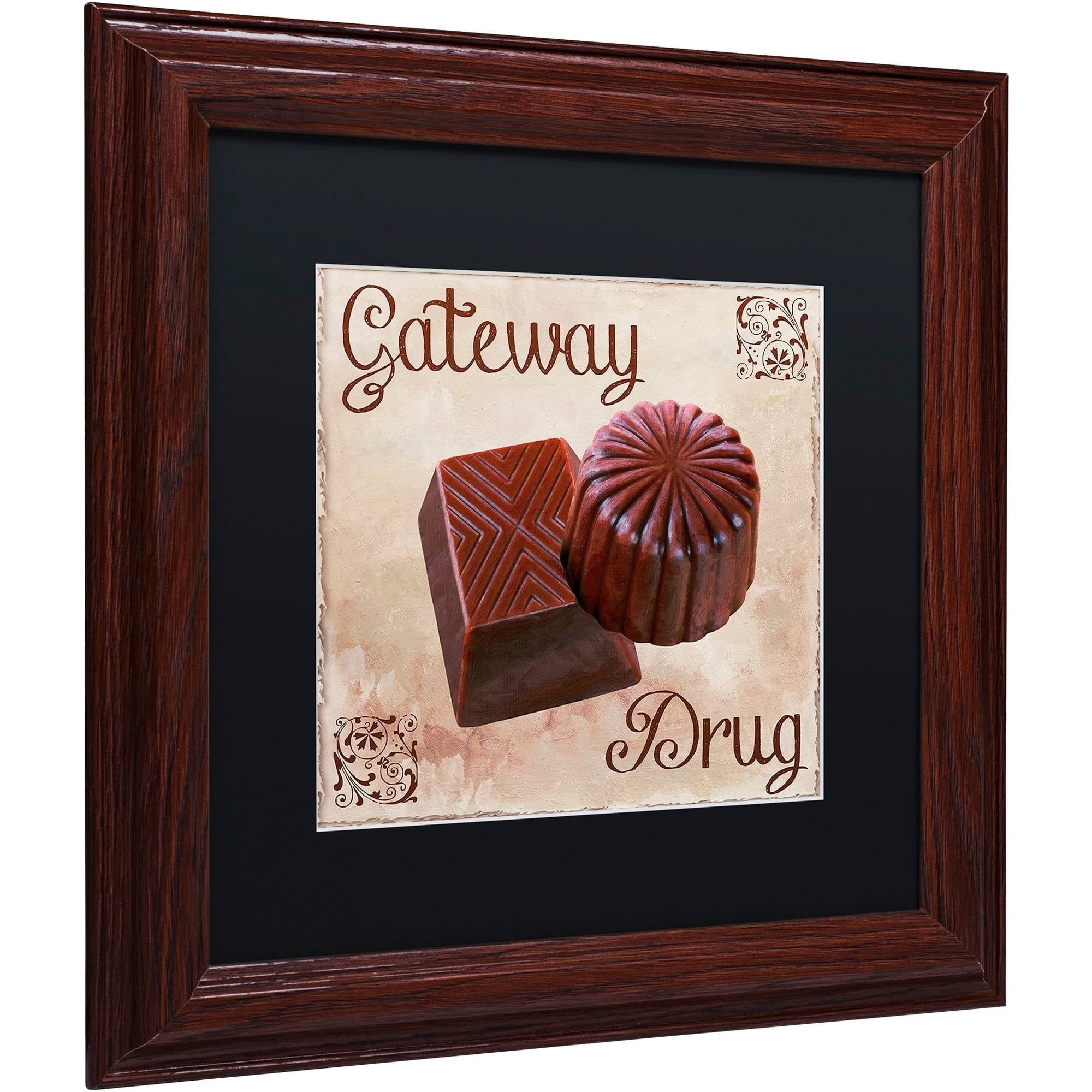 Trademark Fine Art "Chocolate Therapy II" Canvas Art by Color Bakery Black Matte, Wood Frame