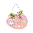 thumbnail image 2 of Letrero de para puerta de Pascua con luz para colgar en , feliz Pascua, batería para , hogar, casa de , , Rosa Sunnimix Signo de puerta de Pascua, 2 of 8
