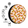 thumbnail image 4 of Easygdp Hot Dog In Heart Wheel Cover,Spare Tire Cover,4-17in Spare Tire Cover Universal Fit for Trailer, Car, Truck, SUV, Jeep-17 inch, 4 of 6