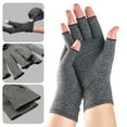 thumbnail image 1 of Destyer Comfortable Fingerless Gloves For Sports Cycling And Arthritis Relief Fingerless Compression Gloves Light Pink XL, 1 of 6