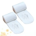 thumbnail image 6 of 2 Pairs Adult Ballet Tights Socks Dance Socks Dance Tights Stretchy Pantyhose Tights for Women Girls (Size L Fit for Height 150-175cm White), 6 of 8