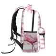 thumbnail image 3 of Hirioo Flamingo Print Laptop Backpack Lightweight Casual Travel Daypack for College Workplace Travel, 3 of 5
