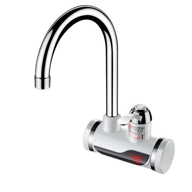 Moyic Calentador de agua caliente eléctrico instantáneo sin tanque, grifo de cocina, calentador de agua de grifo de calentamiento instantáneo con Cocina y Comedor Moyic HA017507-00