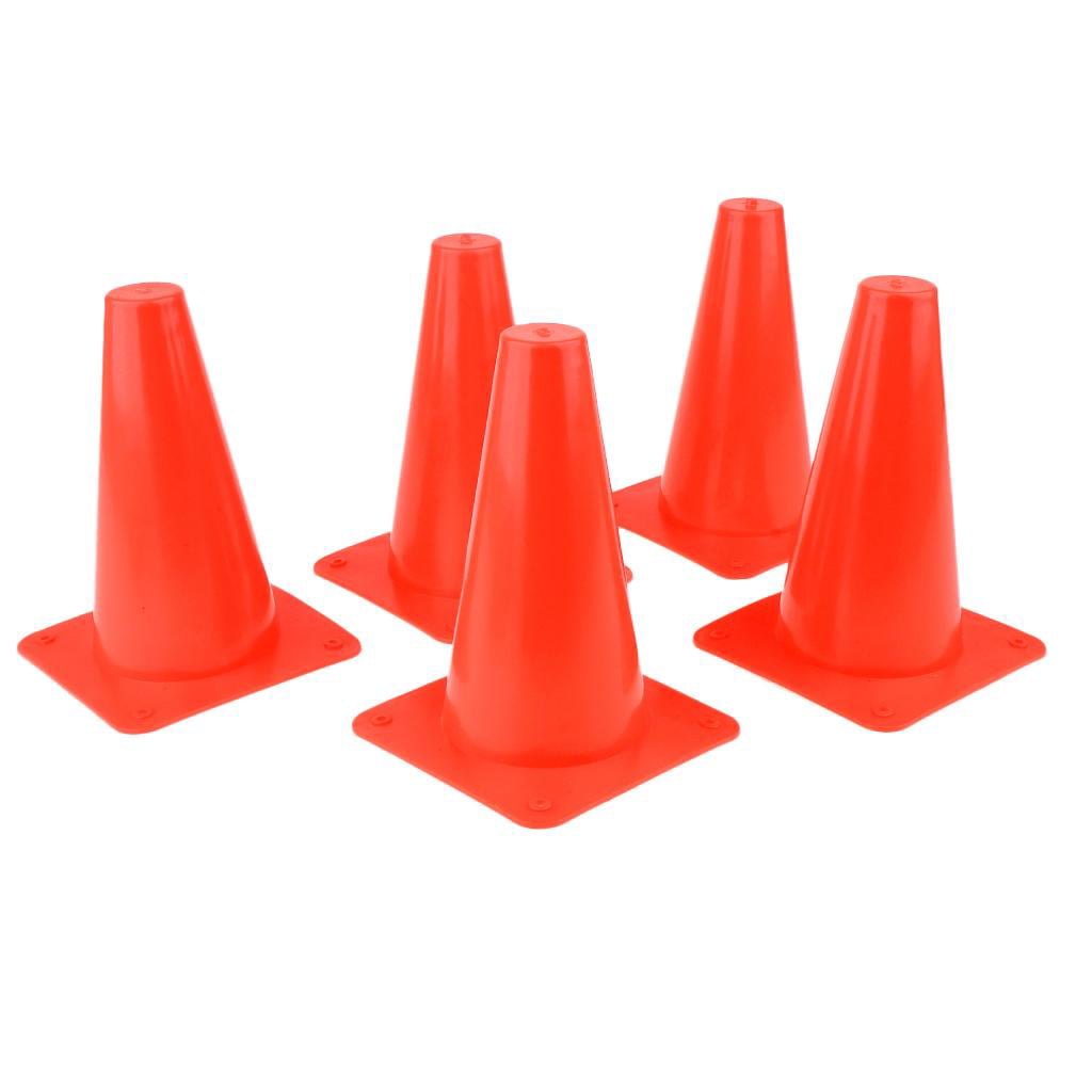 5pcs 15cm Safety Cone for Sports Training Soccer Agility Skating 