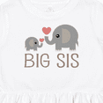 thumbnail image 4 of Inktastic Big Sis Elephant Girls Toddler Dress, 4 of 5