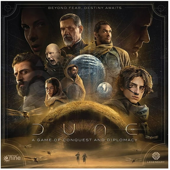 DUNE A Game of Conquest and Diplomacy - Sci-Fi Boardgame, Gale Force Nine, Ages 14 , 2-6 Players, 120 Min