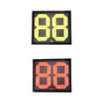 thumbnail image 2 of 2Pcs Portable Soccer Football Substitution Board Manually Fliping Numbers Durable Fluorescent Display Outdoor Sports Electronic Scoreboard, 2 of 10