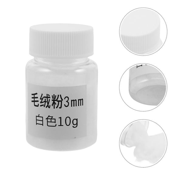 Raindrops Home Decoration Flocking Powder White 3Pack