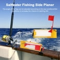 thumbnail image 3 of sunsanly Side Planer Board with Flag Spring Heavy Duty Adjustable Off Shore Sea Boat Trolling Fishing Left Right Side Planer Saltwater Fishing Accessories, 3 of 8
