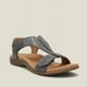 thumbnail image 4 of Sandalias de estilo romano de talla grande europeas y americanas, sandalias de playa informales planas para mujer, 4 of 5