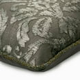thumbnail image 2 of The HomeCentric Cushion Cover For Sofa Silver Pack of 2, 22x22 inch (55x55 cm) Pillowcase&nbsp;With Zipper Linen Damask, Silver Foil Cushion Cover&nbsp;Couch Damask Victorian - Damask Glitterati, 2 of 3