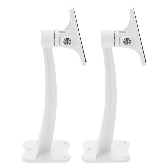 Raindrops 2pcs Aluminum Alloy Security Camera Wall Mount Bracket Monitor Camera Stand For Monitor Cameras Adjustable Angle Bracket For Home And Business