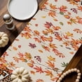 thumbnail image 2 of Thanksgiving Highland Cow Table Runner, Autumn Thanksgiving Kitchen Dining Table Decoration for Home Party Decor 13x60 Inches, 2 of 9