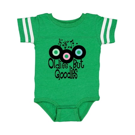 

Inktastic Oldies but Goodies Records and Music Notes Gift Baby Boy or Baby Girl Bodysuit