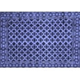 thumbnail image 1 of Ahgly Company Machine Washable Indoor Rectangle Southwestern Blue Country Area Rugs, 8' x 12', 1 of 4