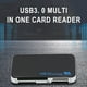 thumbnail image 5 of Pisexur Electrónica para Hombres Lector de Tarjetas Multi-Entrada Adaptador Lector de Tarjetas USB 3.0 Compatible con CF MS M2 Electrónica para Niños, Organizador de Electrónica, 5 of 9