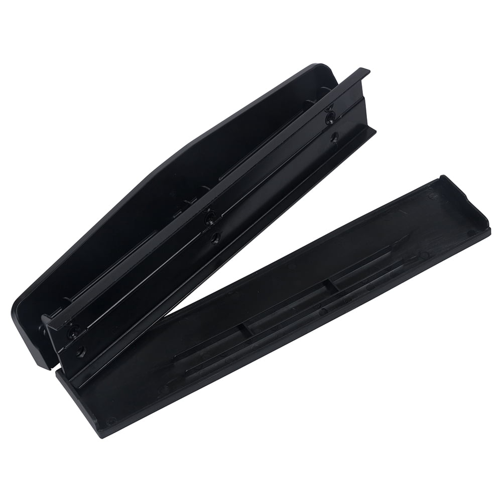 JAM Paper Metal 3 Hole Punch, Black, 10 Sheet Capacity, Hole Puncher, 1 Pack