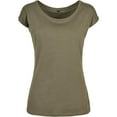 thumbnail image 1 of Build Your Brand T-Shirt à Col Grand pour Femmes, 1 of 3