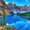 Moraine Lake At Daybreak Photography, variant on Elephant Stock Mt. Rainier Summit Wall Art - Horizontal Canvas Wall Art - Living Room Wall Decor - Nature Canvas - Blue And Black Decor - 12" x 8"