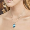 thumbnail image 4 of 925 Sterling Silver Women Jewelry Natural Labradorite Pendant, 4 of 8