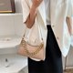thumbnail image 4 of Bolsa Bolso de hombro de moda para mujer con patrón de cocodrilo, bolso de mano con cadena de PU (caqui) Tmvgtek Para estrenar, 4 of 8