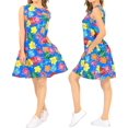 thumbnail image 2 of HAPPY BAY Women's Loose Casual Bathing Suit Swimwear Cover Ups 8-10 Aqua_AC183, 2 of 4