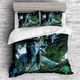 thumbnail image 4 of Avatars-Juego de funda de edredón de algodón para niña, ropa de cama informal, ropa de cama individual, regalo de cumpleaños y Navidad, 4 of 4
