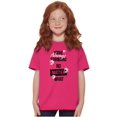 thumbnail image 5 of Move Always Forward Inspiring Words Girls Kids T Shirt Tees Teen Brisco Brands XS, 5 of 6