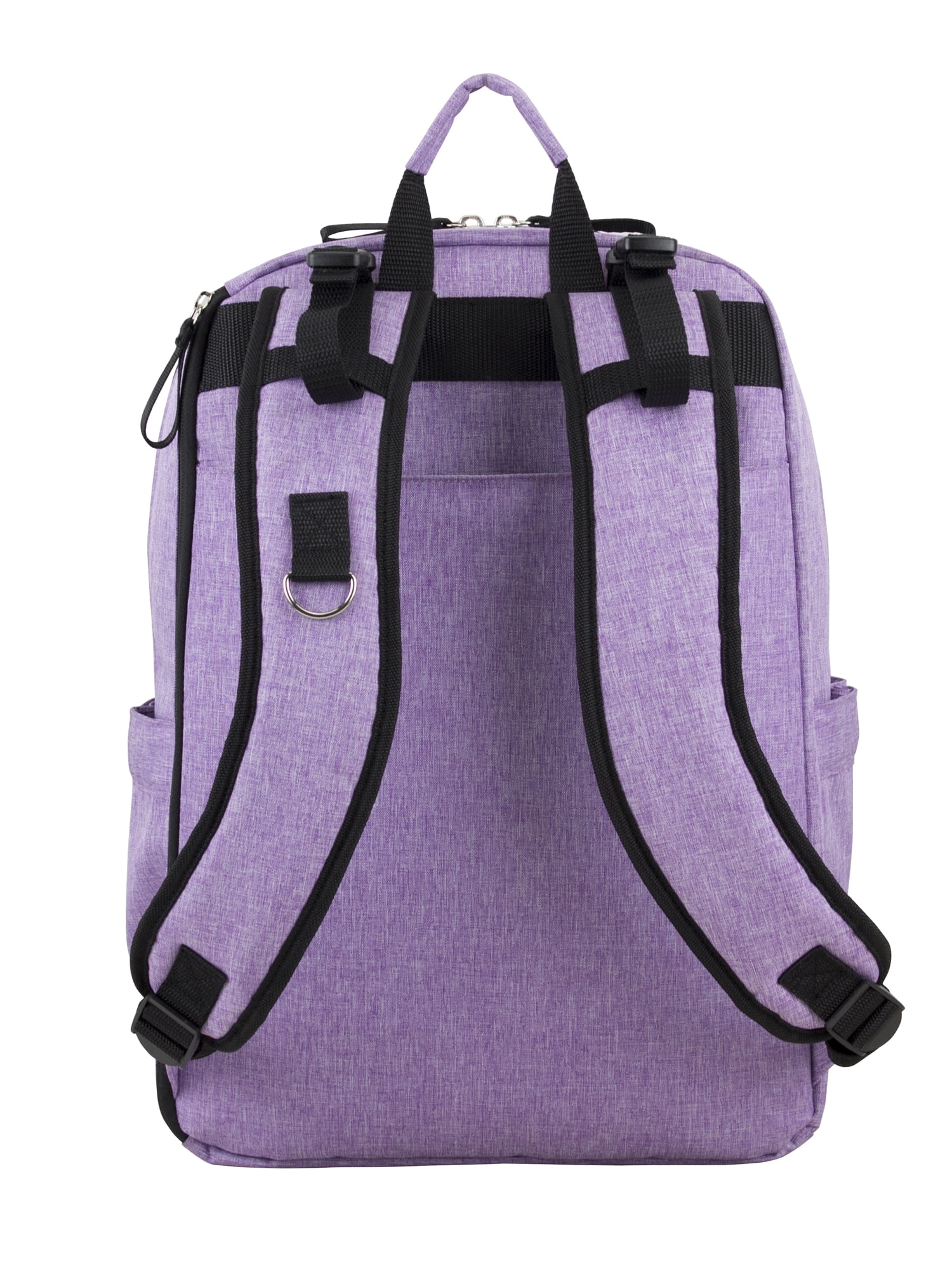 Eastsport Large Rubin Weekender Tech Backpack Diaper Bag for Adults and Kids, Light Purple