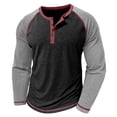 thumbnail image 6 of VJATTWR Male Men Crew Neck Long Sleeves T-Shirt White Small S, 6 of 8