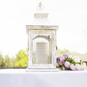 Personalized Rustic Lantern with Memorial Saying