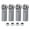 Ti Color, variant on NFTIGB 4PCS Metal Ball Joint Alloy for 1/10 RC Car 7.0mm Diameter M4 Thread 4 Straight Silver (3.94 inches / 10 cm)