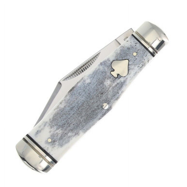 Rough Ryder Knives Rough Ryder Black Appaloosa 30th Anniversary Spade Shield Coke Bottle Knife