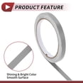 thumbnail image 7 of Unique Bargains Pinstripe Tape 12mmx10m Car Stripes Pinstripe Decals for Car Motorcycle and Boat Racing Stripes DIY Stickers Matte Silver Tone 1 Pc, 7 of 7