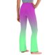 thumbnail image 5 of Odeerbi 2-13 Años Niñas Pierna Ancha Pantalones Yoga Gradiente Workout Danza Deportes Atlético Pantalones Elasticidad Lindo Alta Cintura Pantalones Pierna Recta, 5 of 9