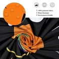 thumbnail image 6 of FRAMICS Halloween Shower Curtain Sets with Rugs, 16 Pc Pumpkin Spooky Ghost Bathroom Sets, Black Waterproof Fabric Shower Curtain with 12 Hooks and Toilet Rugs, 6 of 10