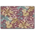 thumbnail image 2 of 4x8ft Machine Washable Floral Living Room Rug - Area Rugs For Bedroom Non-Slip Soft Room Decor Rug Distressed Indoor Carpet For Dining Room Entryway Office, 2 of 7
