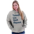 thumbnail image 3 of Lie Golf Repeat Hoodie Sweatshirt Women Men Brisco Brands M, 3 of 6