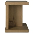 thumbnail image 4 of Signature Design by Ashley Brinstead Modern Chairside End Table with USB Charging Ports, Light Brown, 4 of 8