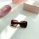 thumbnail image 2 of NEW IN BOX! AUTHENTIC Miu Miu SMU 10Y Sunglasses in Tortoise (56-17-135), 2 of 6