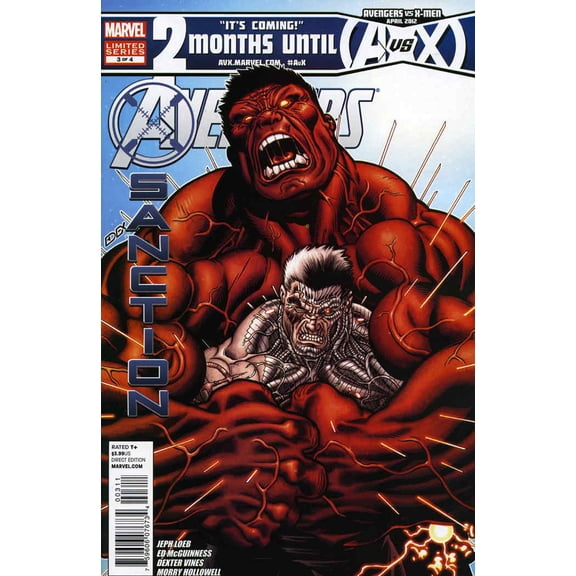 Avengers: X-Sanction #3 VF ; Marvel Comic Book