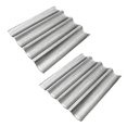 thumbnail image 1 of 2 uds moldes para pan antiadherentes bandeja Ba ondulada 4 ranuras molde Ba para el hogar Kit Restnt (tamaño L,, 1 of 4